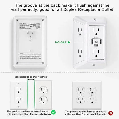 Multi Plug Outlet Surge Protector