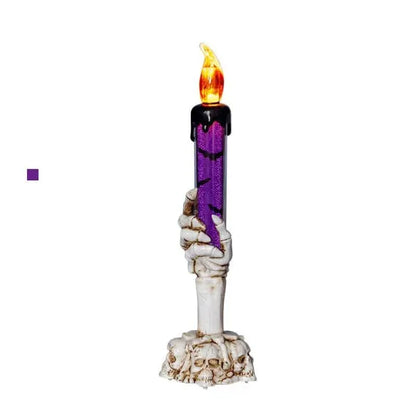 Halloween Skull LED Candlesticks