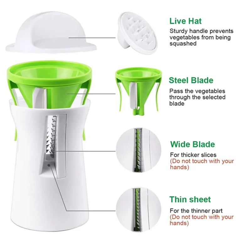 Vegetable Spiralizer Slicer